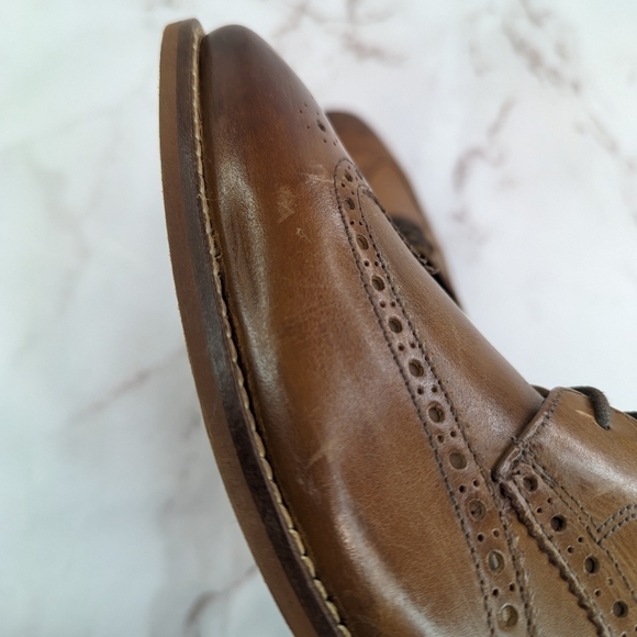 Florsheim Castellano Men 8 D Wing Ox Oxford Shoes Saddle Brown Tan Lace Up 14137 main image 12